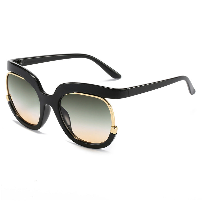 Damen Oversized Sonnenbrille mit elegantem Tortoise-Design Brehn