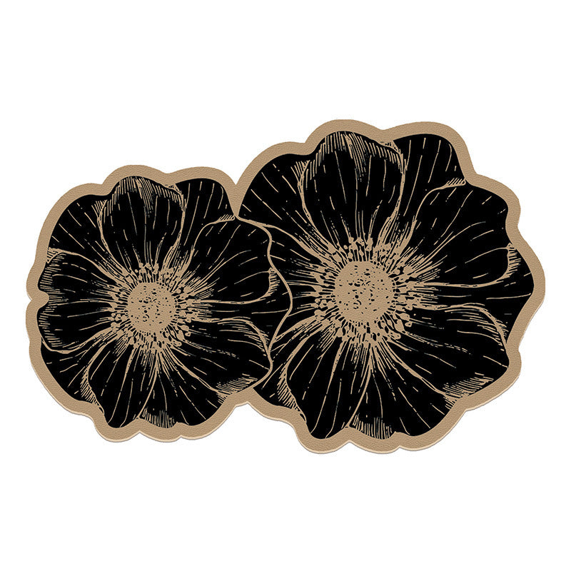 Florales Druck Badmatte Brehn