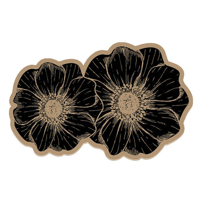 Florales Druck Badmatte Brehn