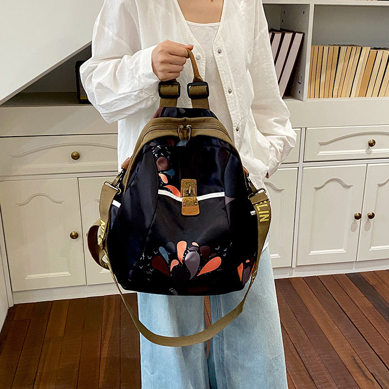 Künstlerischer Floral Zugbeutel Rucksack Brehn