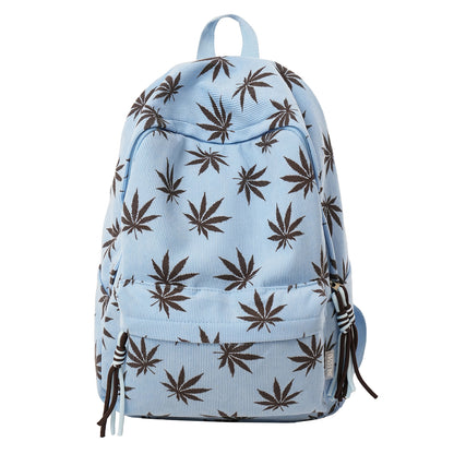 Stylische Blattmuster-Rucksack Brehn