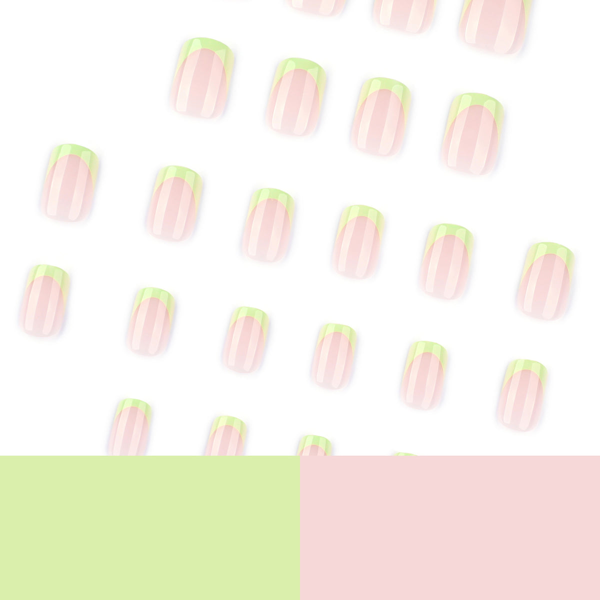 Elegante Nagelkunst mit Farbverlauf und Glitzerakzenten Brehn