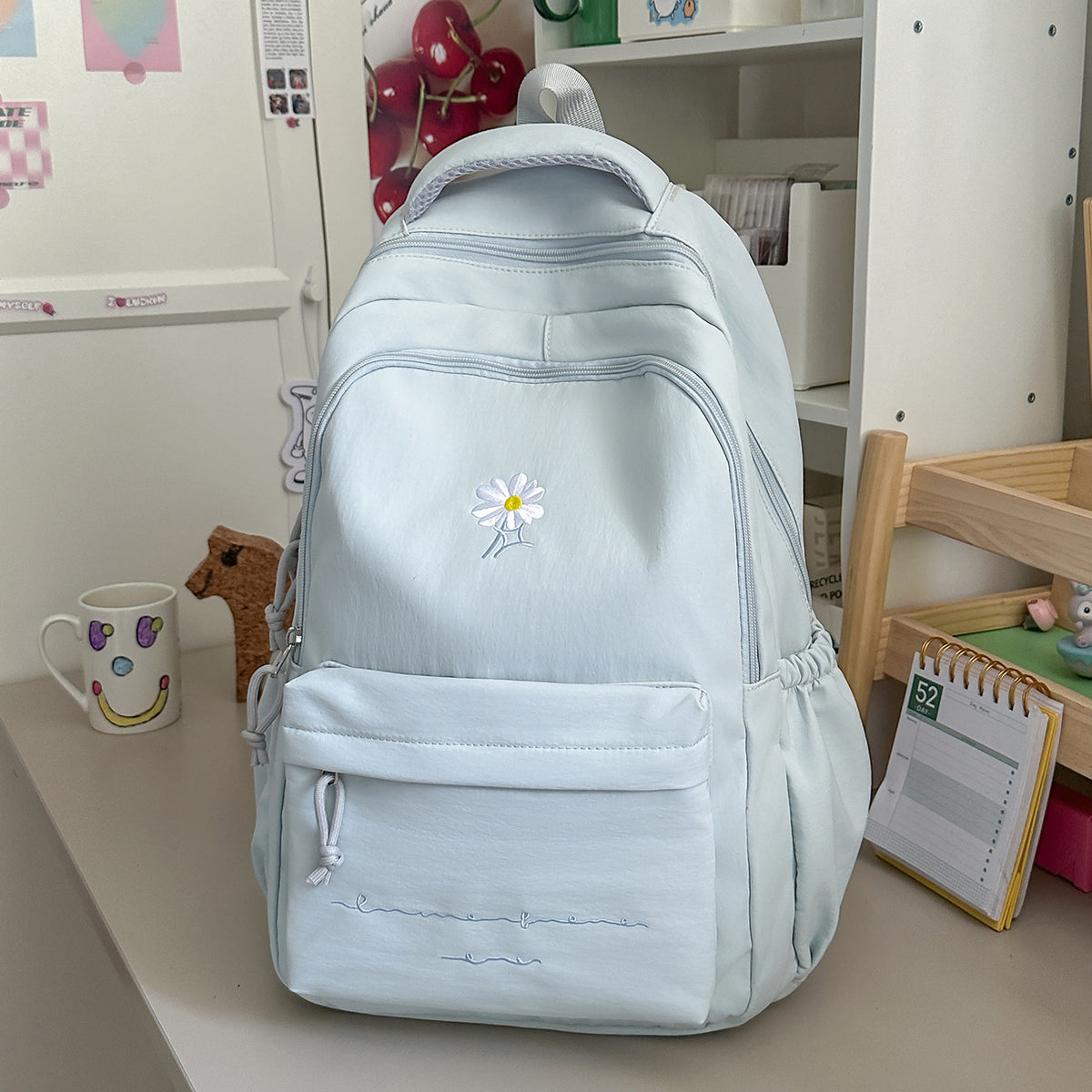 Charmanter Blumenmuster Rucksack Brehn