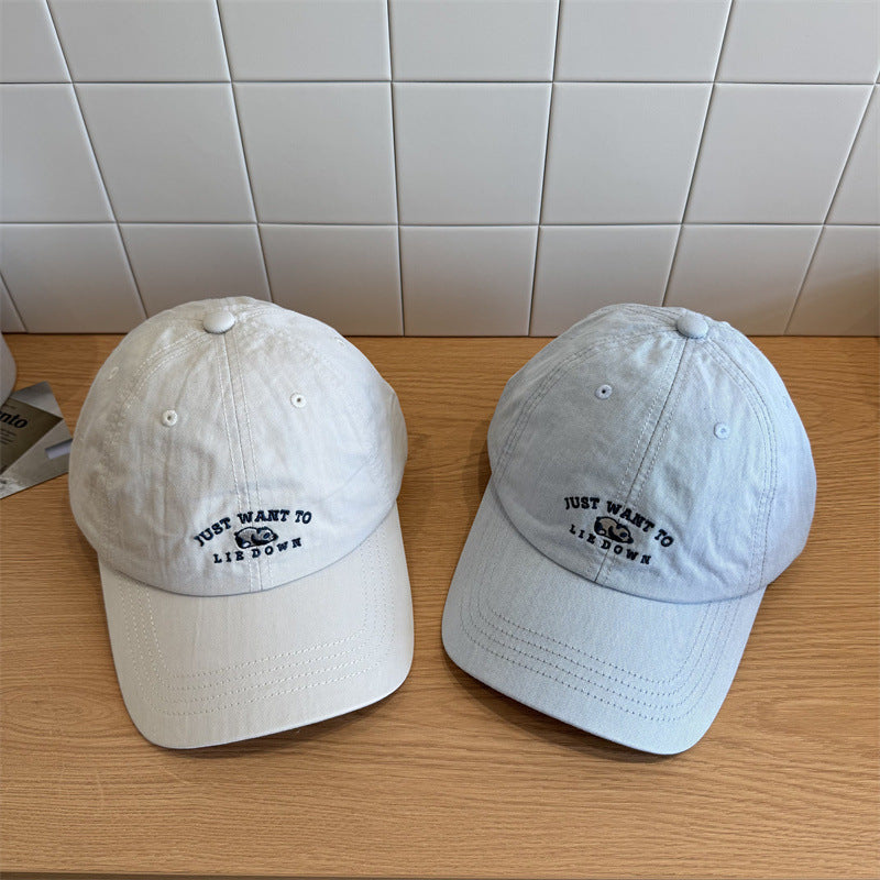 Damen Casual Bestickte Verstellbare Baseballkappe Brehn
