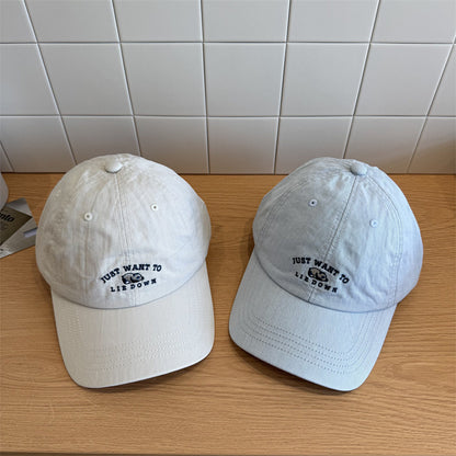 Damen Casual Bestickte Verstellbare Baseballkappe Brehn