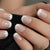 Klassisches French Tip Nagelset Brehn