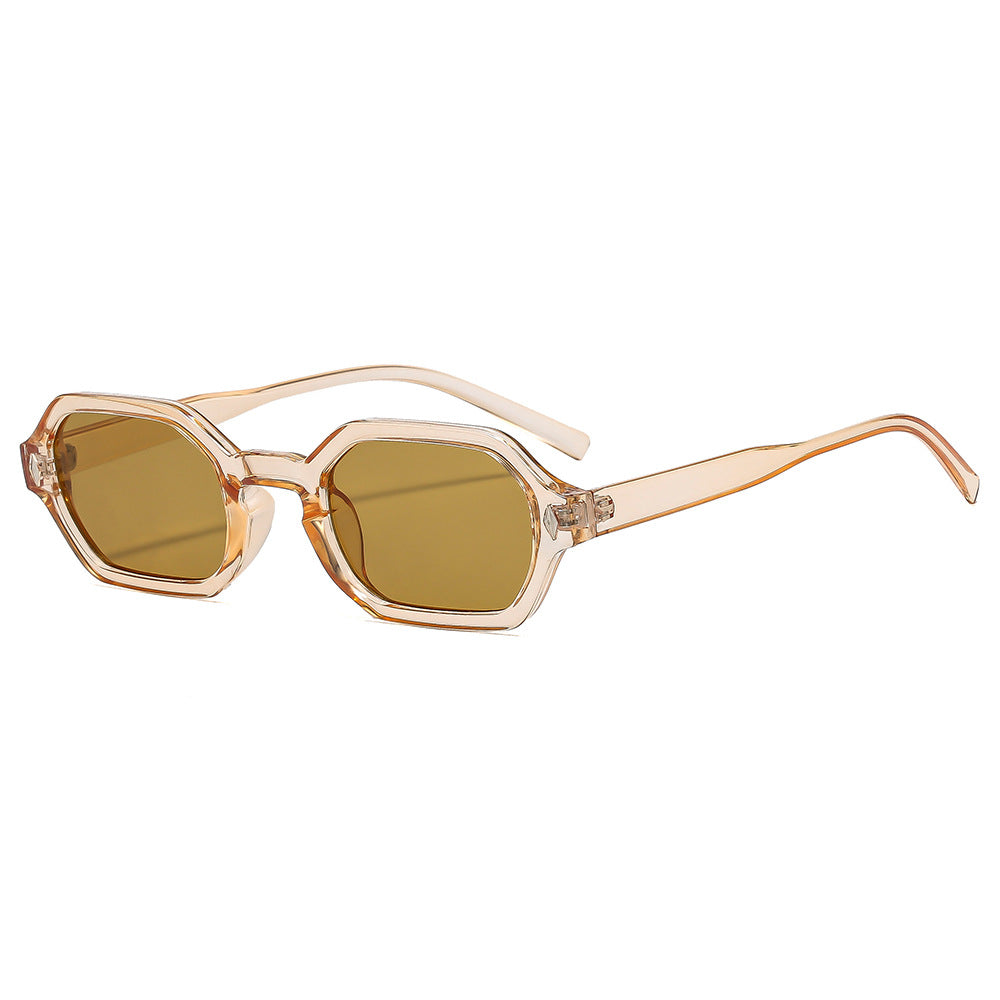 Damen stilvolle Sonnenbrille im modernen achteckigen Design mit UV-Schutz Brehn