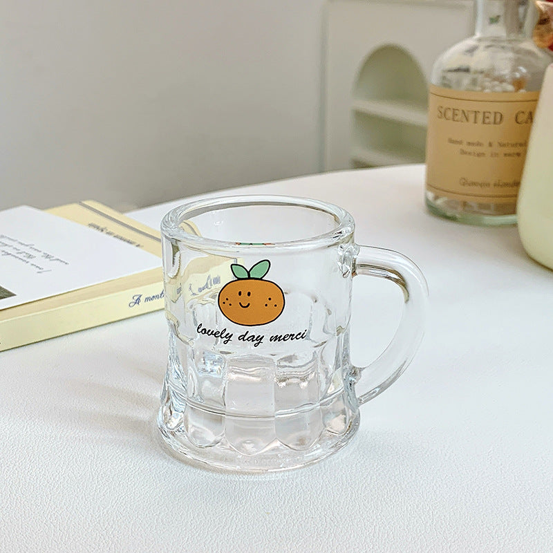 Keramiktassen Set mit Fröhlichem Orangendesign Brehn