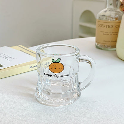 Keramiktassen Set mit Fröhlichem Orangendesign Brehn