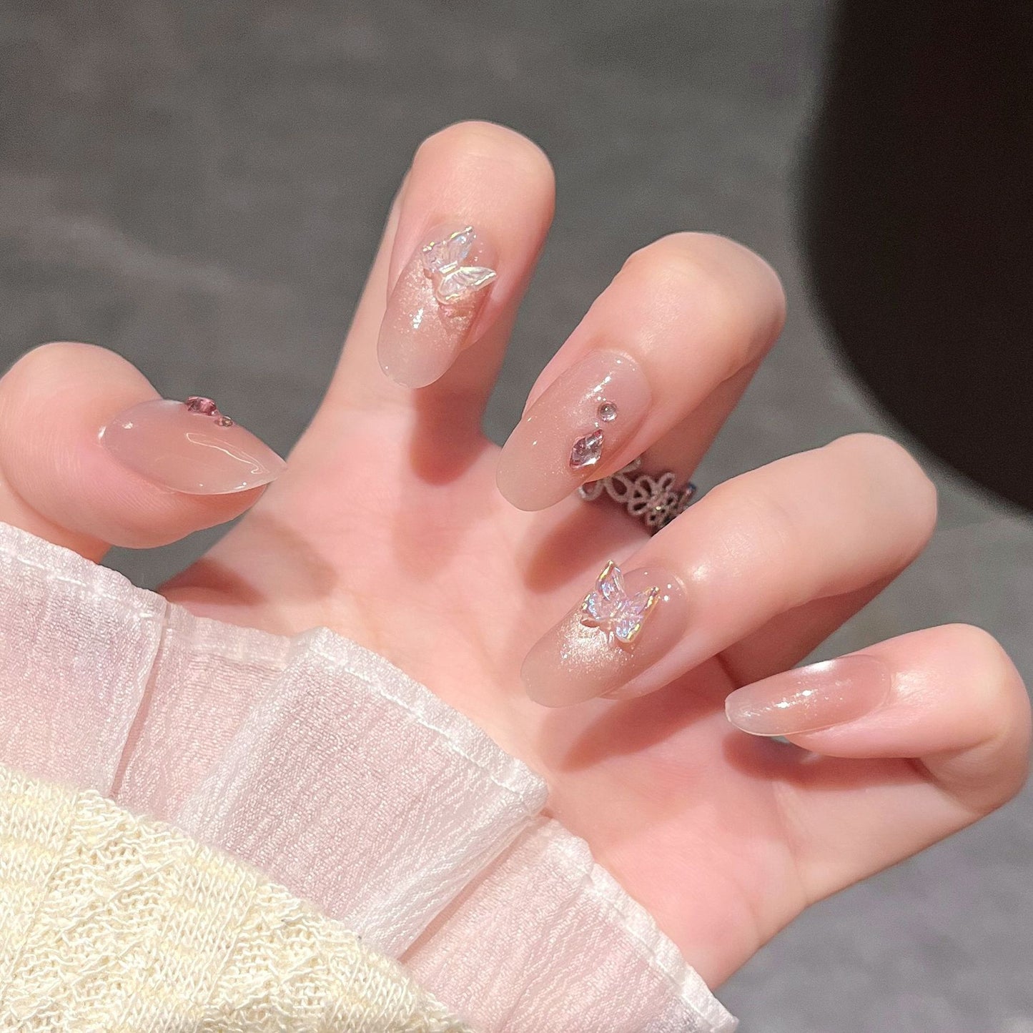 Künstlerisches Press-On Nageldesign Brehn 1787316171