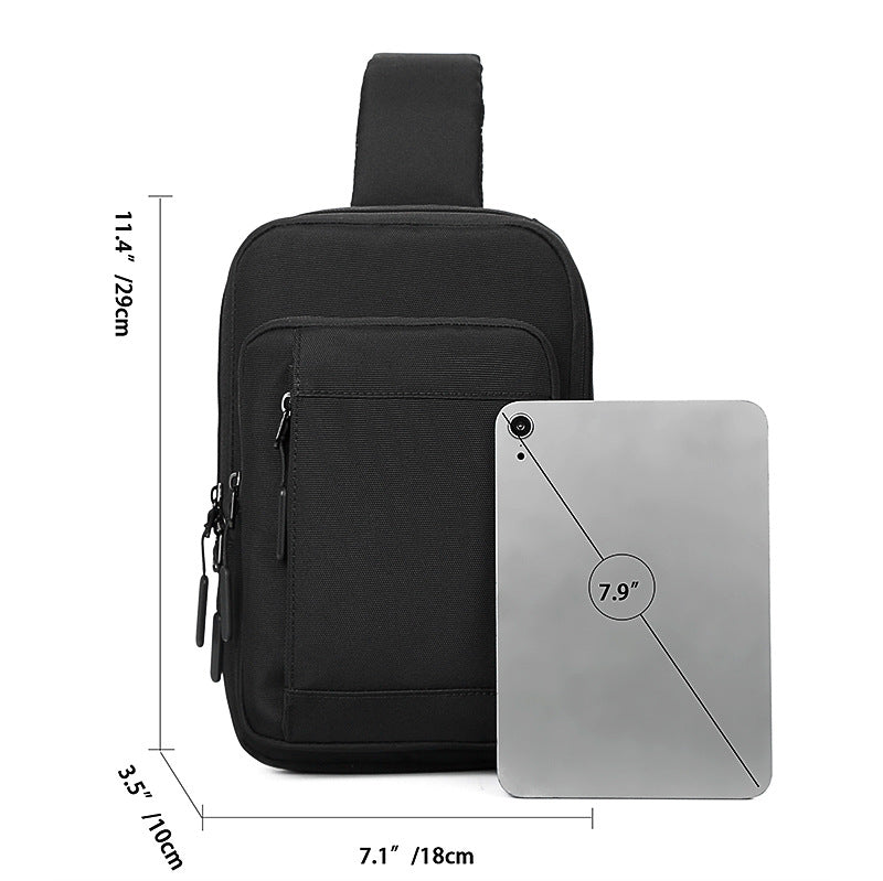 Kompakte Multi-Taschen Sling Bag Brehn