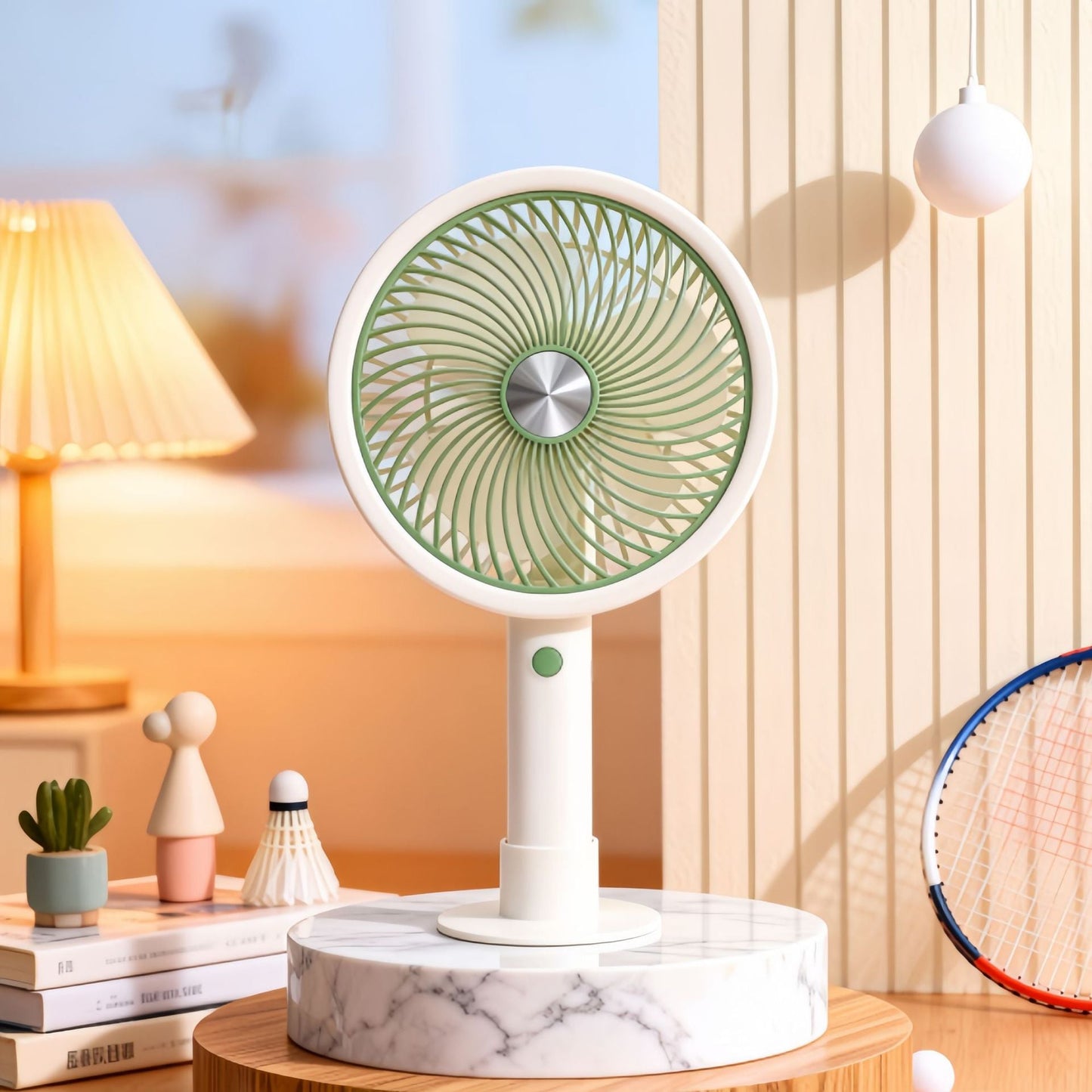 Damen Tragbarer Tischventilator mit Flexiblem Neigungswinkel Brehn