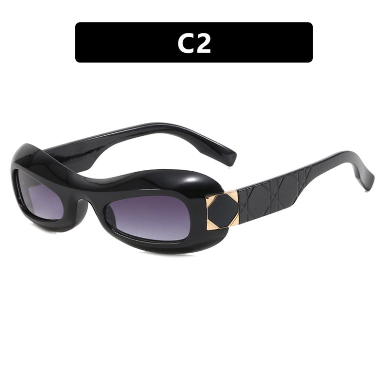 Damen Retro-inspirierte Sonnenbrille mit stylischem Rahmen und UV-Schutz Brehn