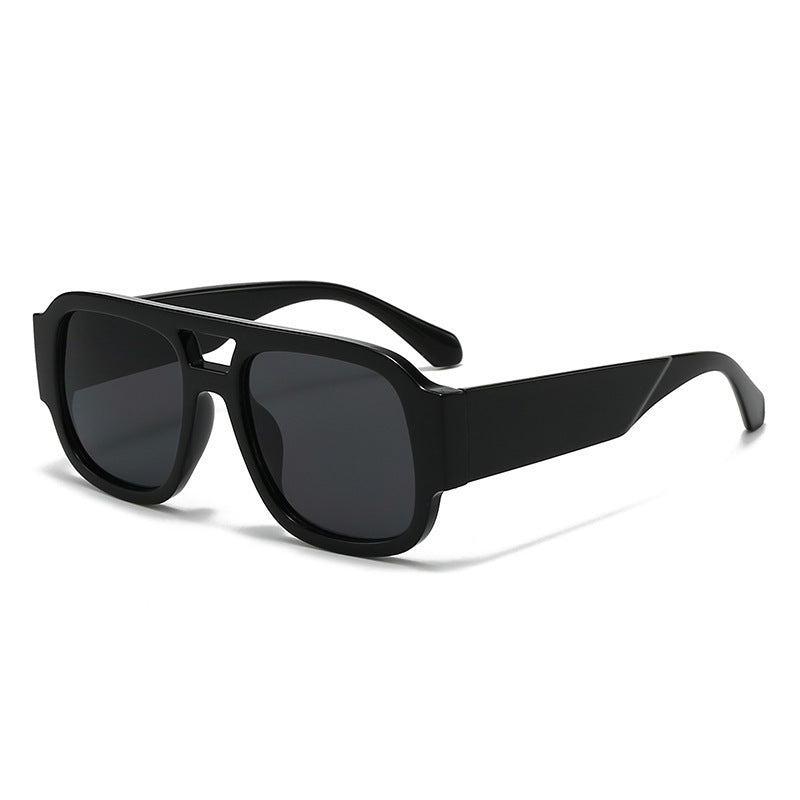 Unisex Bold Frame Retro Sonnenbrille Brehn