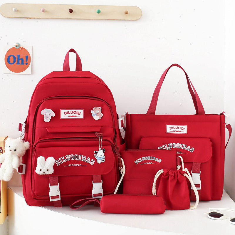 Vielseitiger All-in-One Schulrucksack und Tragetasche Set Brehn