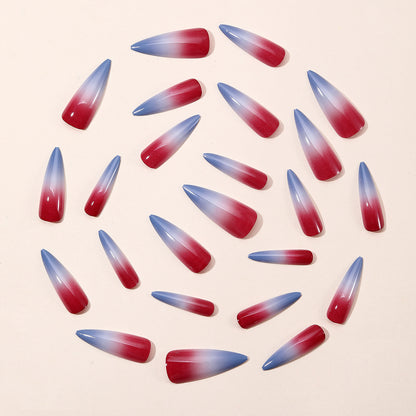 Ombré Stiletto Nagelkunstverlängerungen Brehn