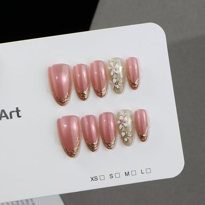 Floral Luxury Press-On Nail Set Brehn