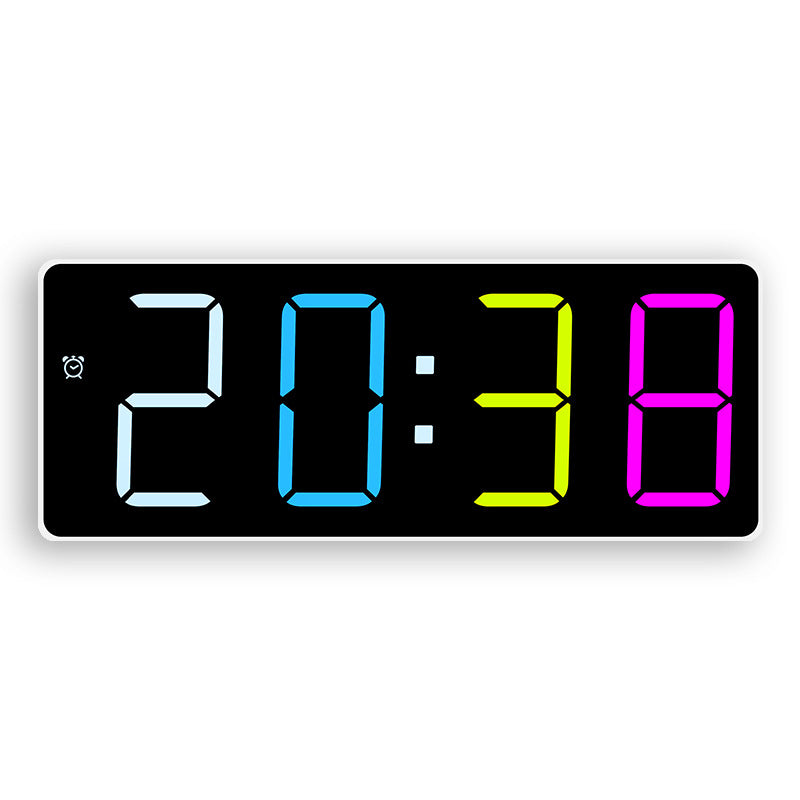Digitale Wanduhr mit großem LED-Display Brehn