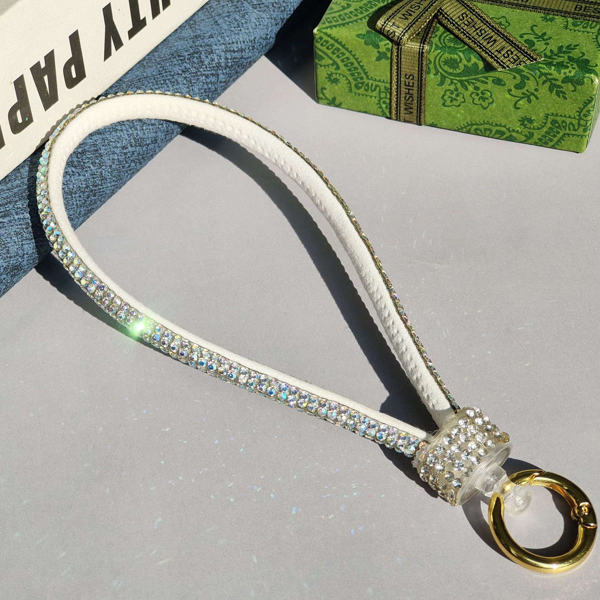 Glitzernder Strass-Handy-Lanyard Brehn