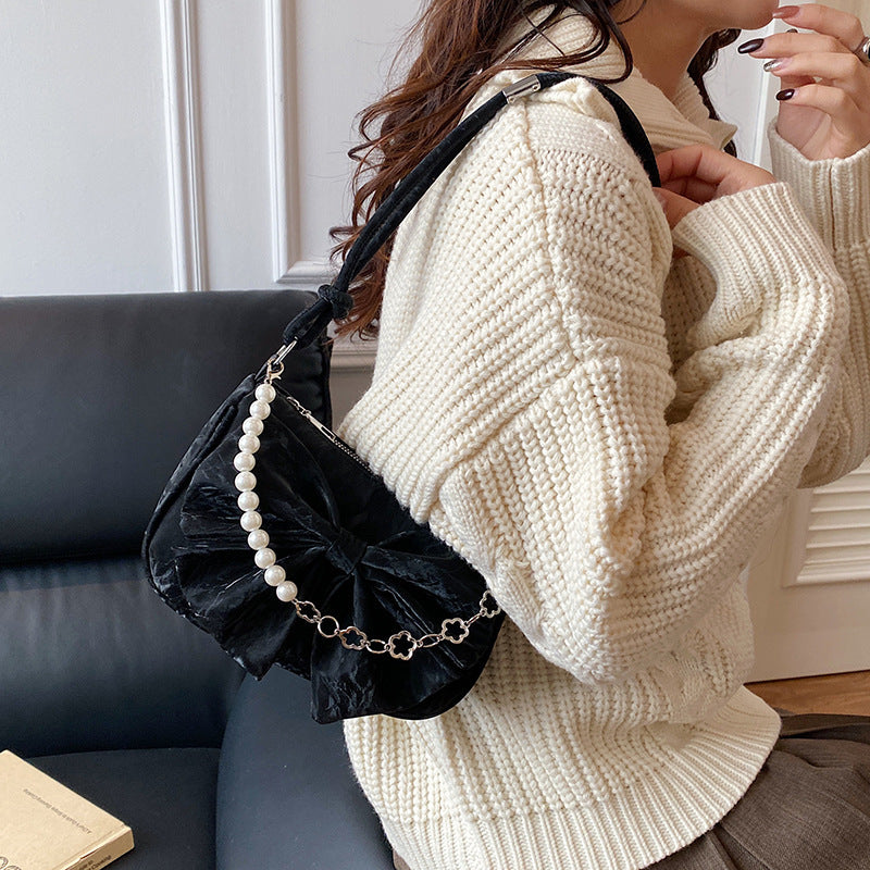 Elegante mit Schleife verzierte Handtasche Brehn