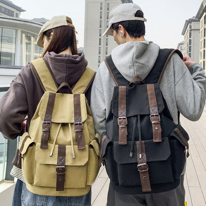 Stilvolle Canvas-Rucksack