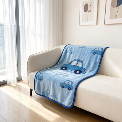 Fun-Auto-Themen Fleece-Wurfdecke