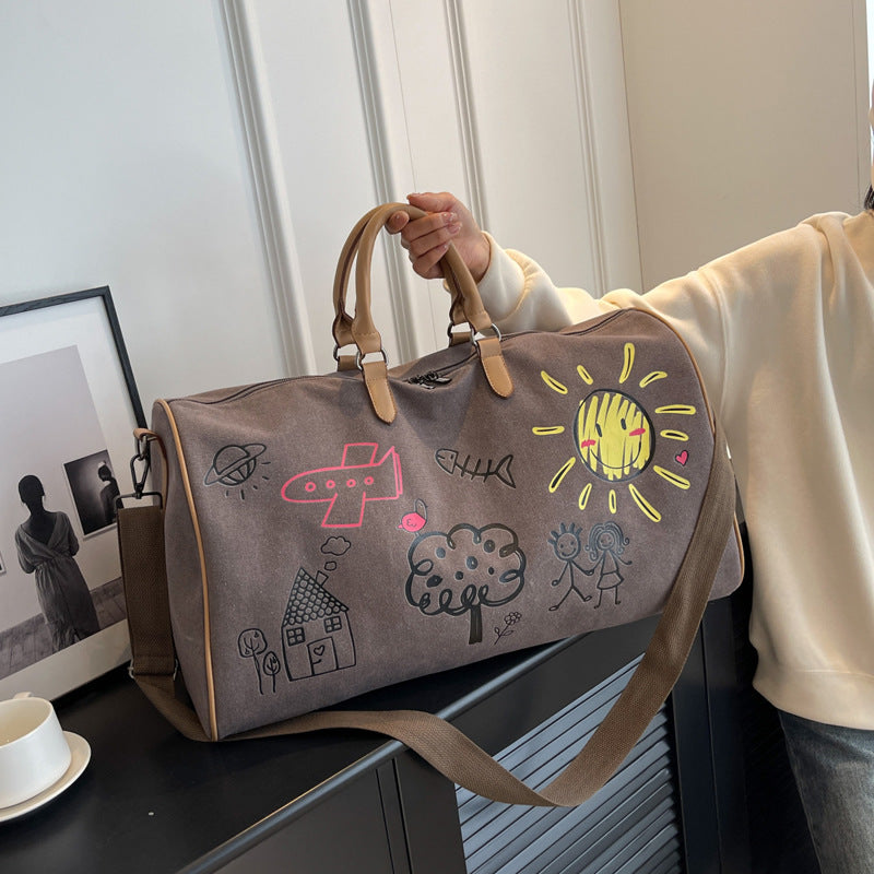 Canvas Kunst Reise Duffel Tasche Brehn