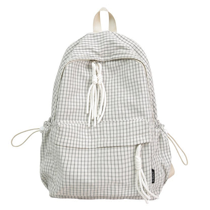 Lässiger Rucksack mit Gittermuster Brehn