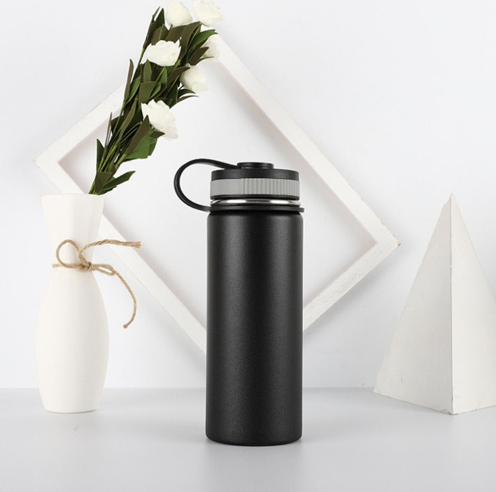 Damen Sportliche Edelstahl-Trinkflasche Brehn