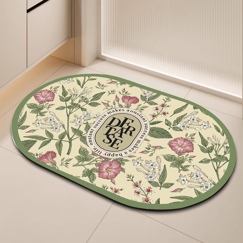 Blumenmuster Badematte Brehn