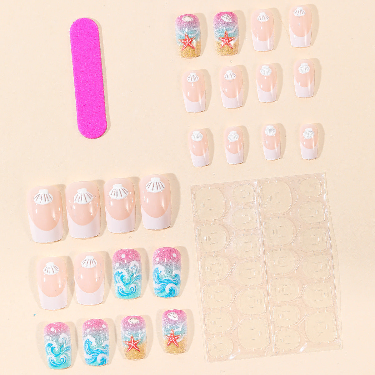 Ozean-Themen Nagelkunst Set Brehn