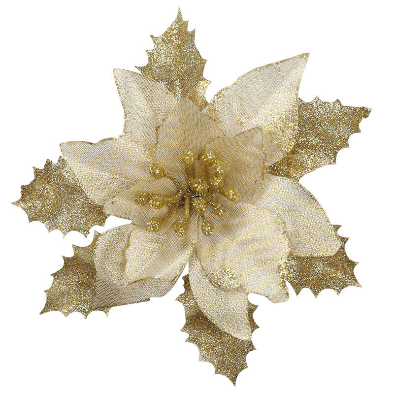 Dekorative glitzernde Blumenakzent Brosche Brehn