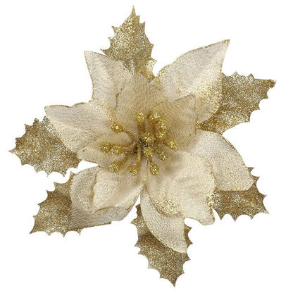 Dekorative glitzernde Blumenakzent Brosche Brehn