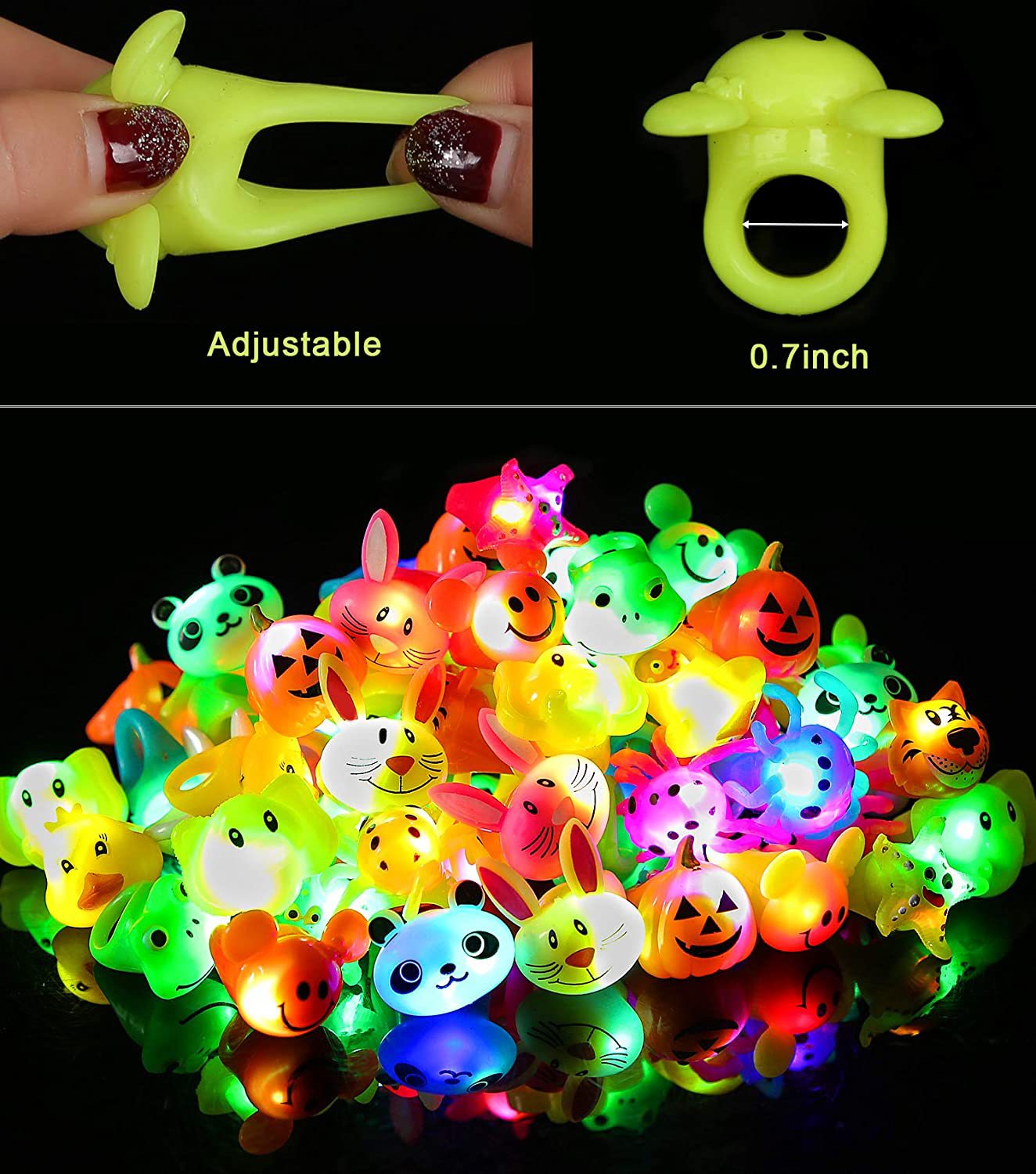 Unisex glow-in-the-dark Tierfiguren Brehn