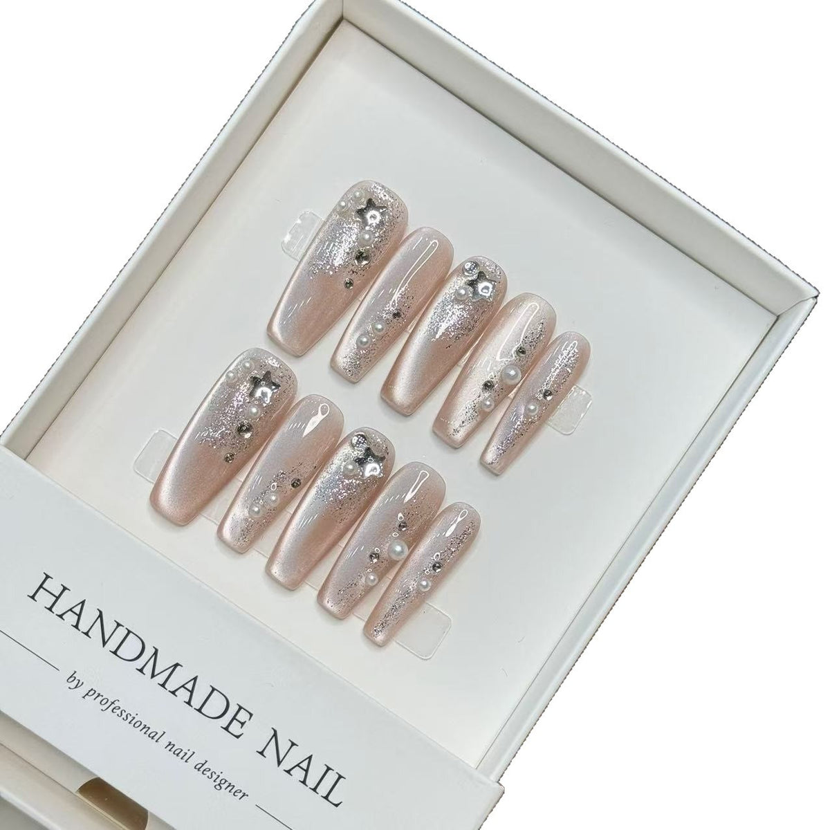 Individualisierbares glamouröses Press-On-Nagelset