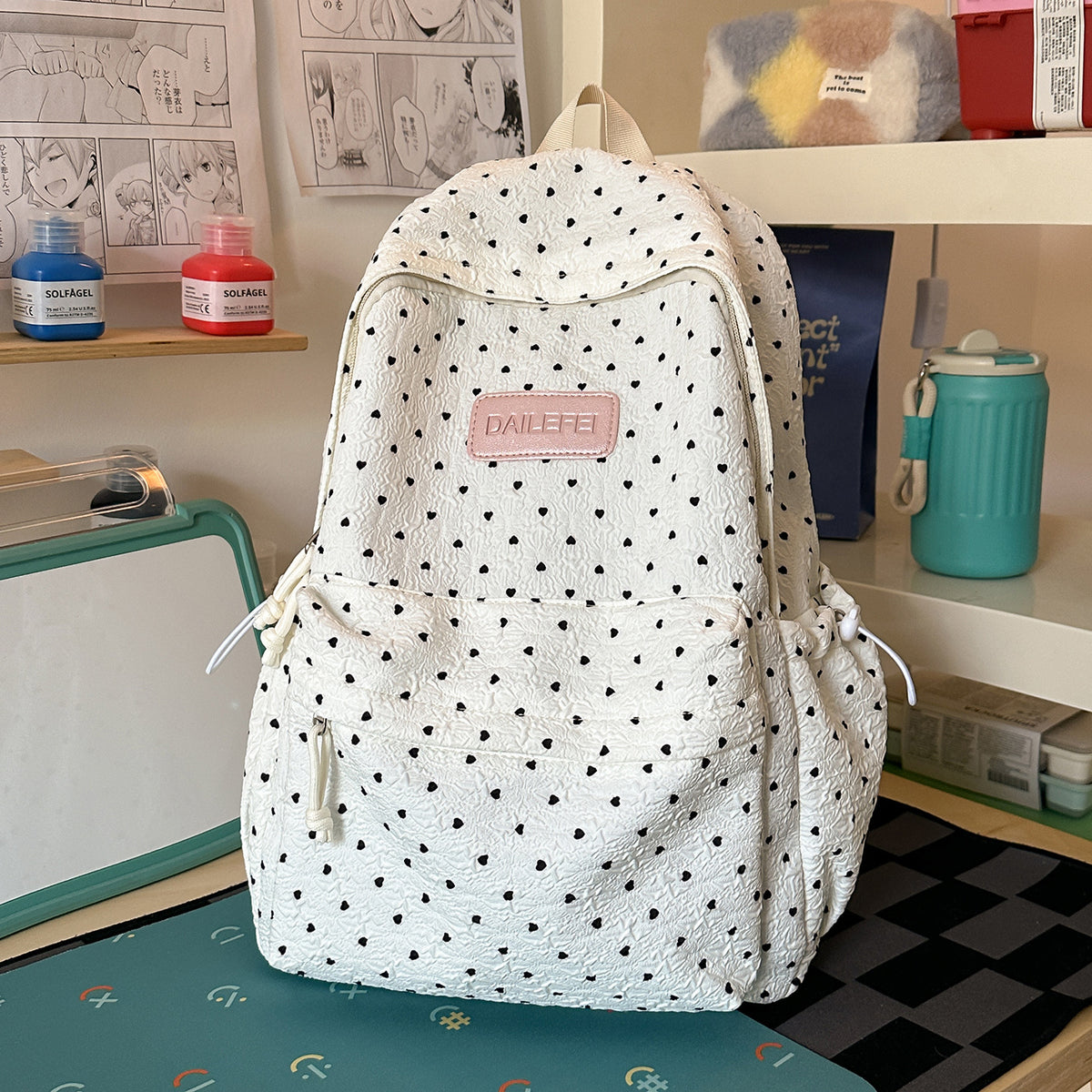 Stylische strukturiertes gemustertes Rucksack Brehn