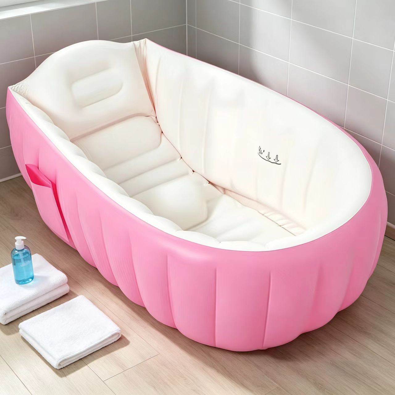 Damen Aufblasbare Wellness-Badewanne mit ergonomischem Design Brehn