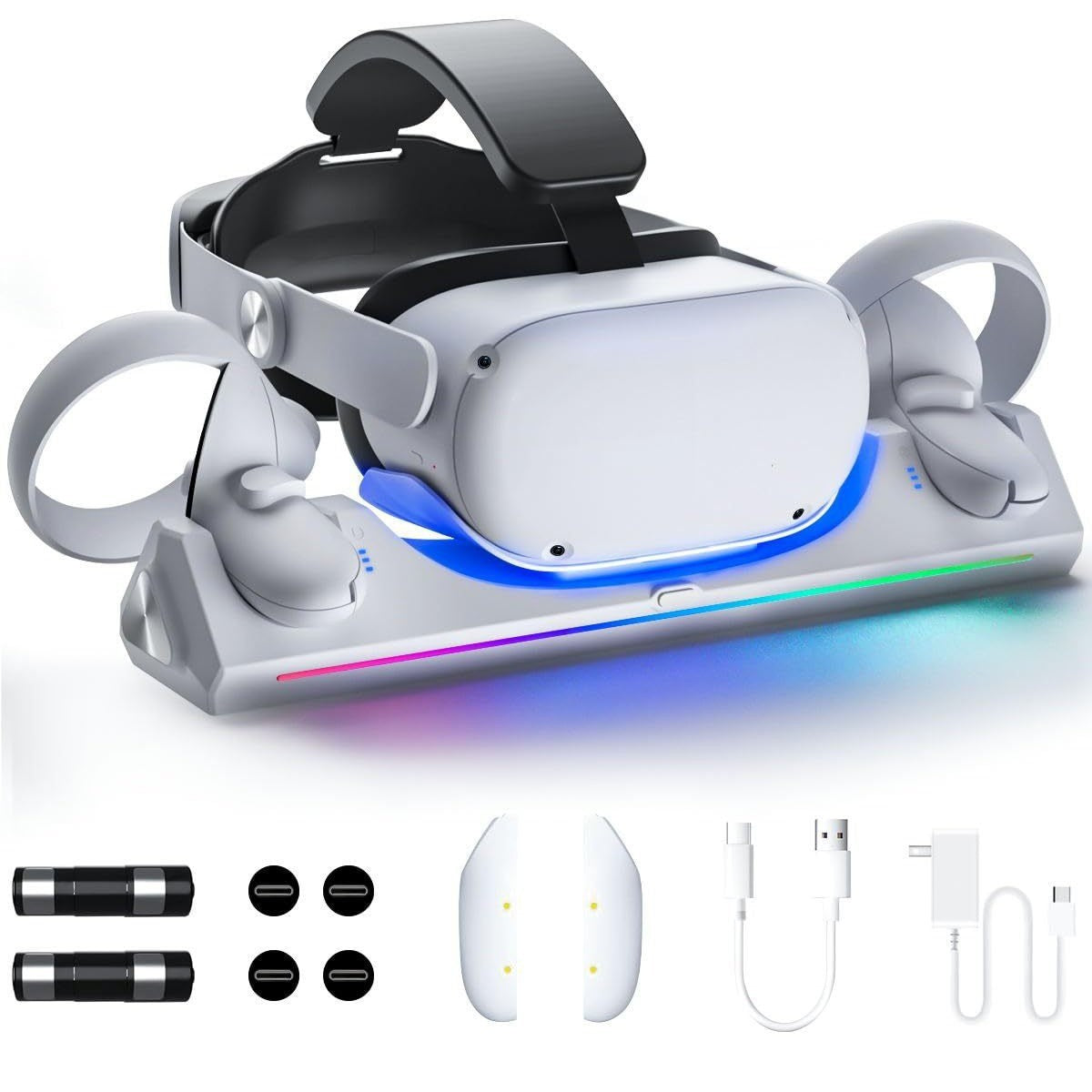 VR-Headset-Ladestation mit Rgb-Beleuchtung Brehn