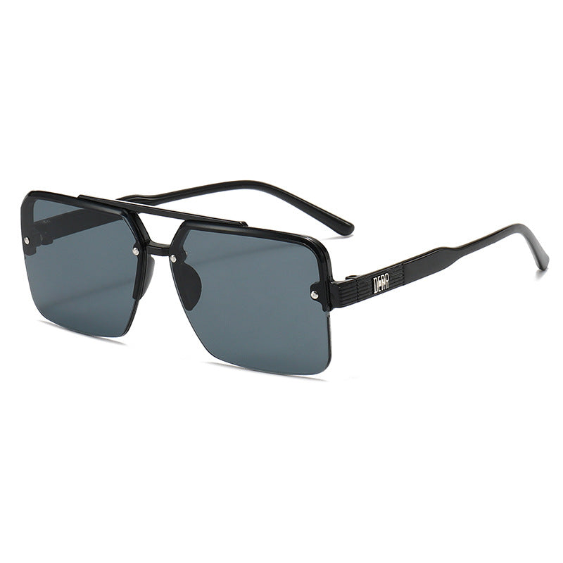 Damen modische quadratische Sonnenbrille mit Farbverlauf Brehn