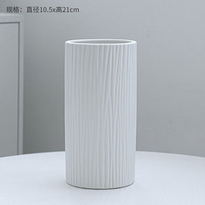 Texturierte Holzmaserung Dekorative Vase