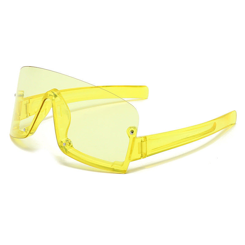 Damen sportliche visier Sonnenbrille Brehn