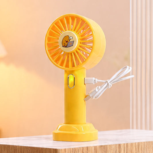 Damen tragbarer Handventilator mit USB-Anschluss und lustigem Design Brehn