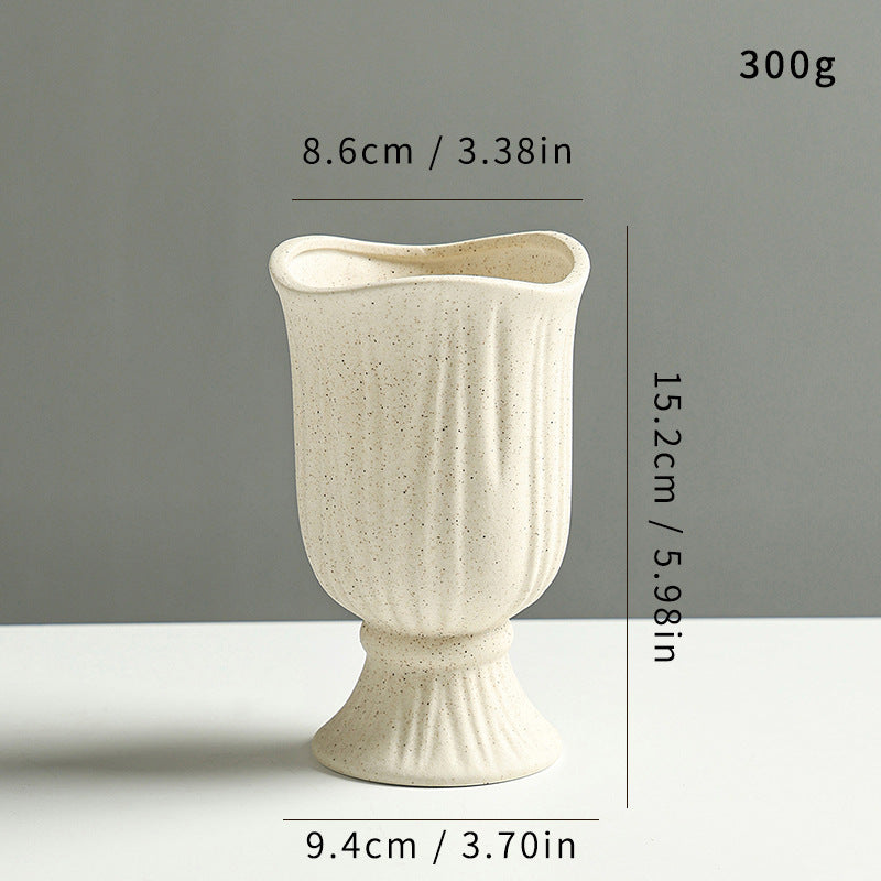 Elegante Gewebte Keramikblumenvase