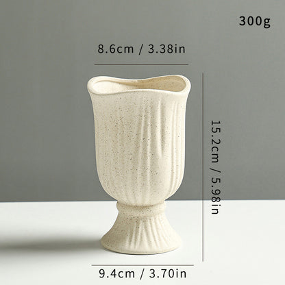 Elegante Gewebte Keramikblumenvase