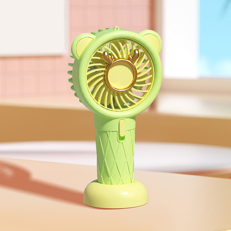 Damen Tragbarer Mini-Kühler Ventilator im Tiermotiv Brehn