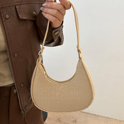 Modische Kroko Präge Hobo Tasche