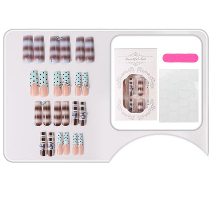 Dekorative Druck-Nageltips Set Brehn