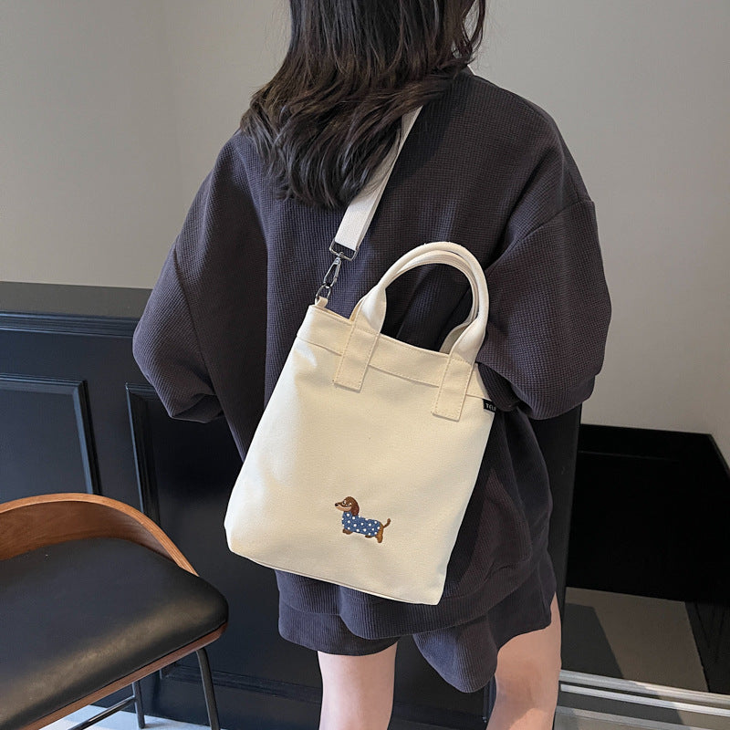 Stylische Canvas-Handtasche Brehn