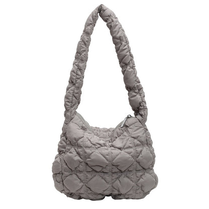 Gepolsterte Schlappen-Handtasche