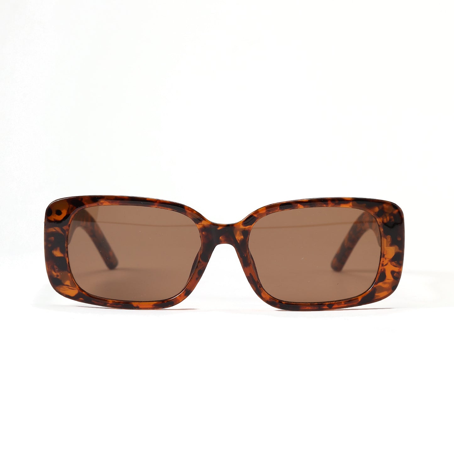 Damen rechteckige Sonnenbrille mit stilvollem Rahmen Brehn